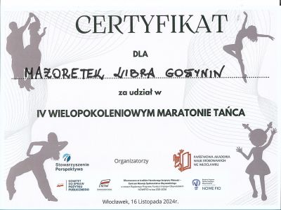 LIBRA NA MARATONIE TANECZNYM