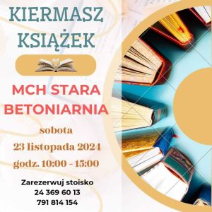 zaproszenie na kiermasz książek