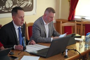 obrady nadzwyczajnej XIV Sesji Rady  Miejskiej  -  IX Kadencji