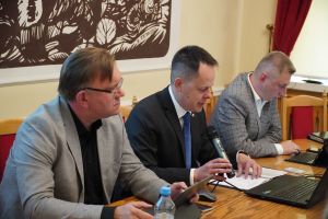obrady nadzwyczajnej XIV Sesji Rady  Miejskiej  -  IX Kadencji