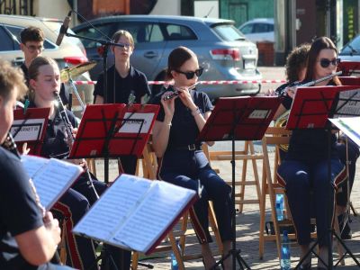Koncert Miejskiej Orkiestry Dętej pod Ratuszem