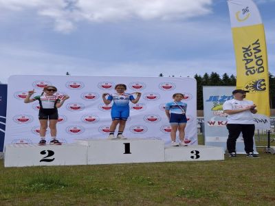 Zofia Deroń z 4 medalami Ogólnopolskich Zawodów Dzieci przeprowadzonych w ramach Ulicznych Mistrzostw Polski wrotkarstwa...