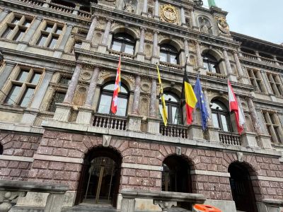 Gostynińska młodzież na studyjnym wyjeździe do Brukseli