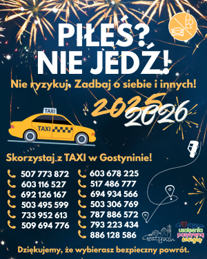 „Piłeś? Nie jedź!” – Zadbaj o bezpieczny powrót