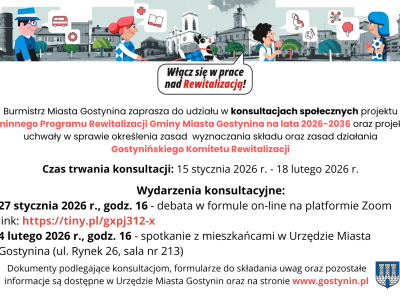 Streszczenie projektu „Gminnego Programu Rewitalizacji Gminy Miasta Gostynina na lata 2026-2036"