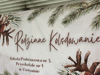 Rodzinne Kolędowanie w Zespole Szkolno-Przedszkolnym w Gostyninie! 