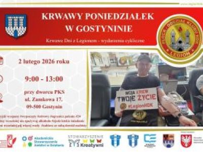 KRWAWY PONIEDZIAŁEK W GOSTYNINIE!