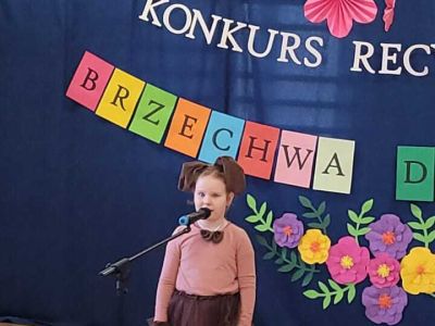 Konkurs recytatorski „Brzechwa Dzieciom” w Przedszkolu nr 1 w Gostyninie