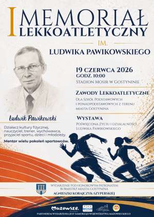I Memoriał Lekkoatletyczny im. Ludwika Pawikowskiego już 19 czerwca