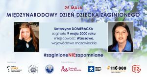 Gostynin włączył się w kampanię społeczną #zaginioneNIEzapomniane