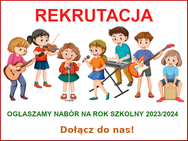 Rekrutacja do Szkoły Muzycznej