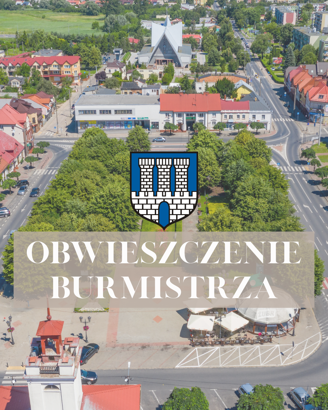 OBWIESZCZENIE BURMISTRZA MIASTA GOSTYNINA