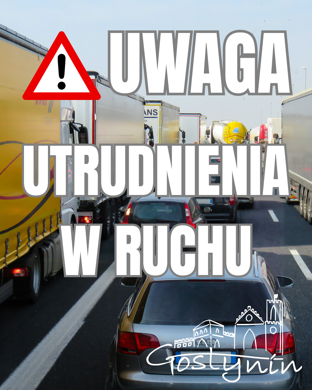 Możliwe utrudnienia w ruchu