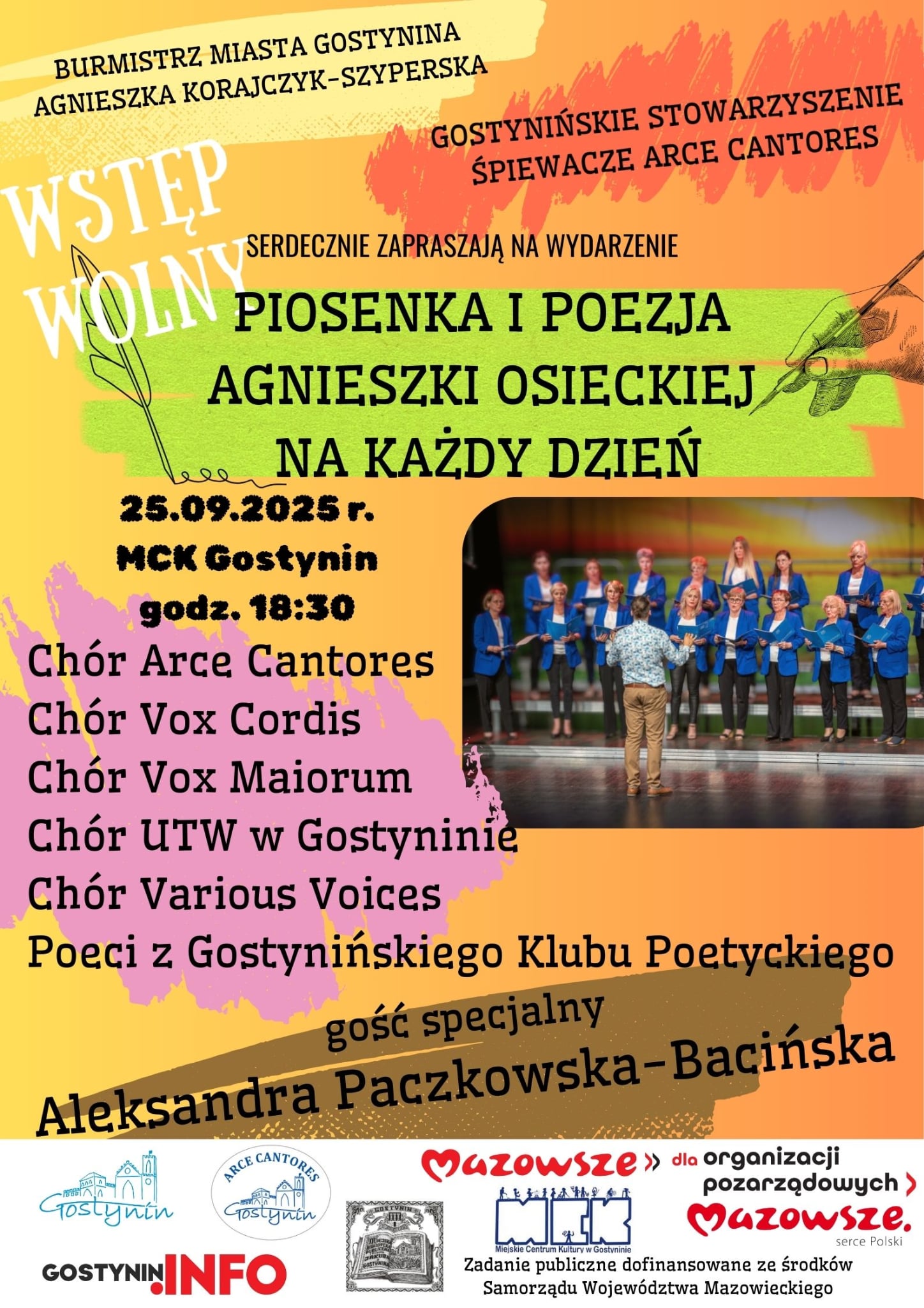 „Piosenka i poezja Agnieszki Osieckiej na każdy dzień”