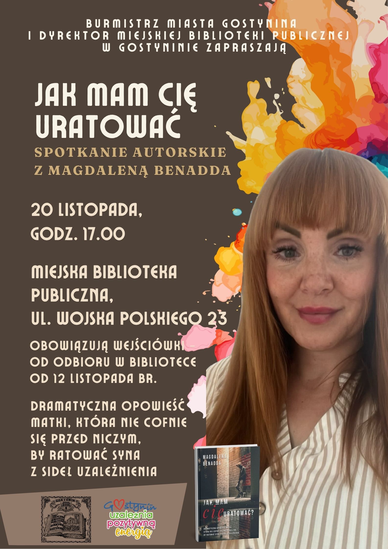 Spotkanie autorskie z Magdaleną Benaddą – o sile miłości i walce z uzależnieniem