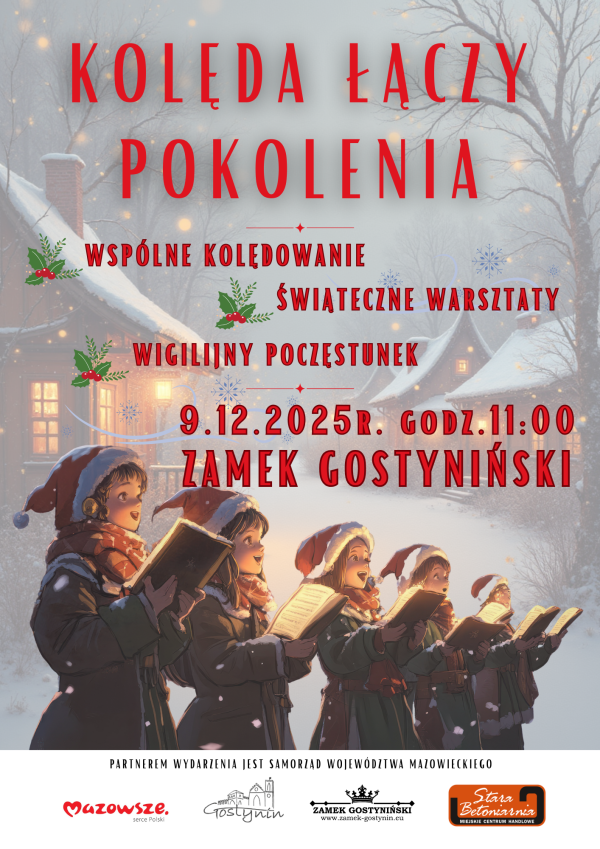 Zapraszamy na wyjątkowe wydarzenie – „Kolęda łączy pokolenia”!