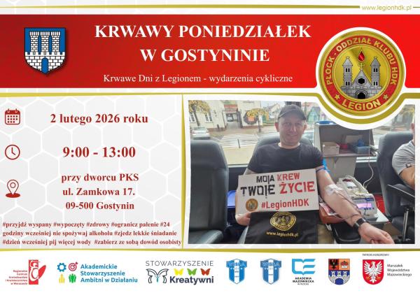 KRWAWY PONIEDZIAŁEK W GOSTYNINIE