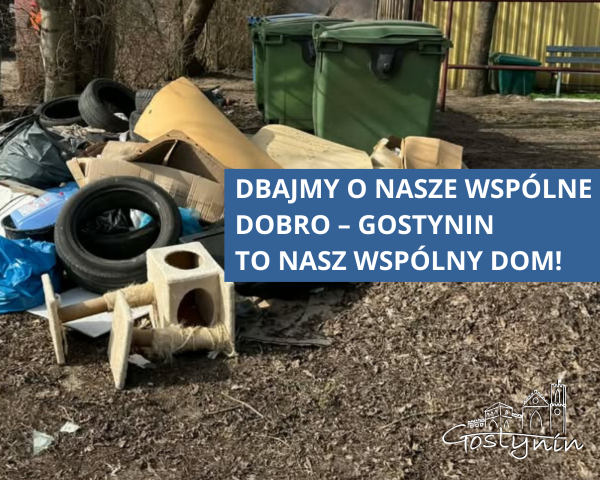 Dbajmy o nasze wspólne dobro – Gostynin to nasz wspólny dom!