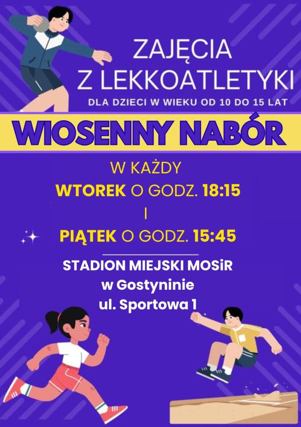 Bezpłatne zajęcia lekkoatletyczne. Zapraszamy!