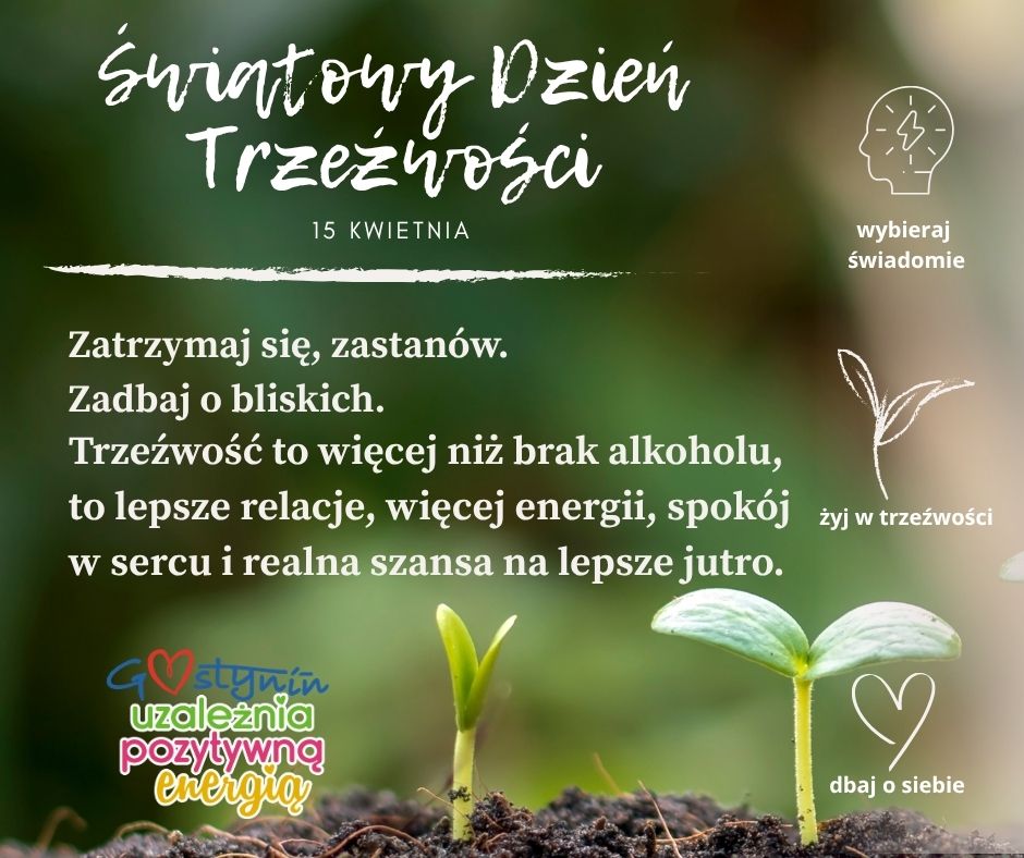 15 kwietnia - Światowy Dzień Trzeźwości