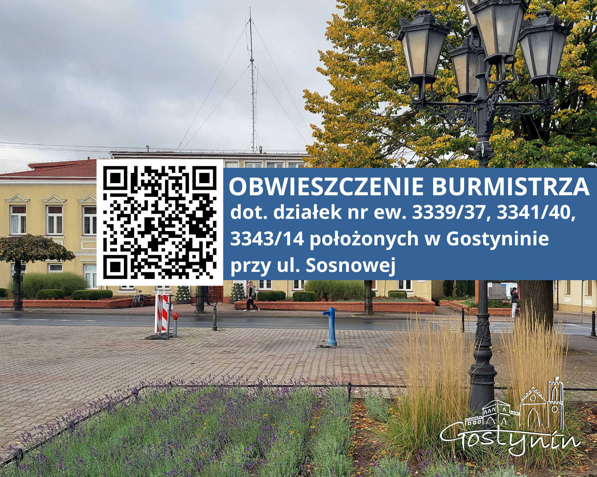 Obwieszczenie Burmistrza Miasta Gostynina