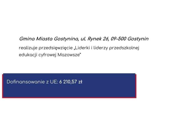„Liderki i liderzy przedszkolnej edukacji cyfrowej Mazowsze”