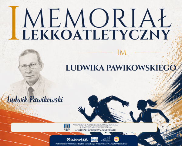 I Memoriał Lekkoatletyczny im. Ludwika Pawikowskiego już 19 czerwca