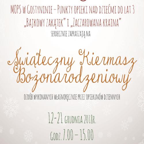 Kiermasz Bożonarodzeniowy