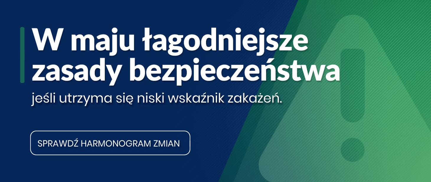 W maju łagodniejsze zasady bezpieczeństwa – Sprawdź harmonogram zmian