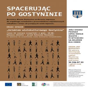 Spacer szlakiem wielokulturowego Gostynina - zapraszamy do udziału