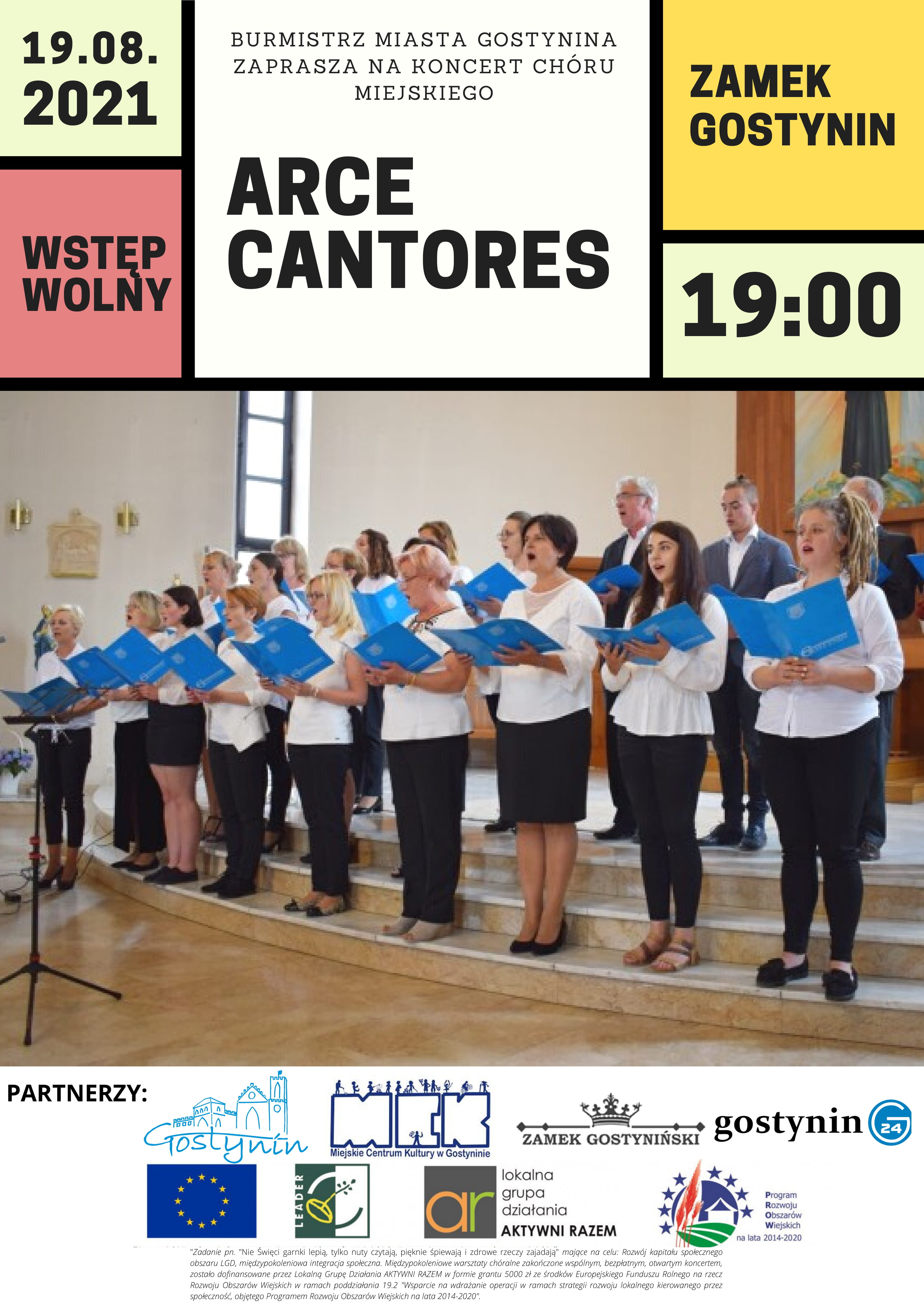 Koncert Arce Cantores na zamku