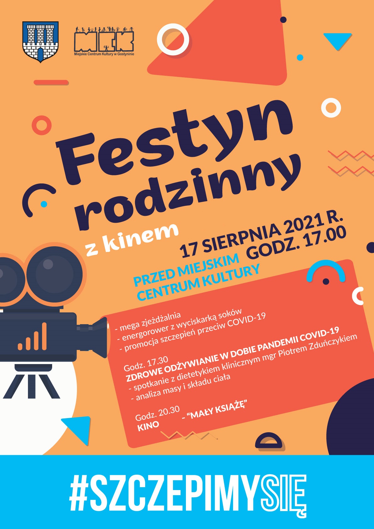 Uwaga! Przeniesienie kina plenerowego do sali widowiskowej MCK