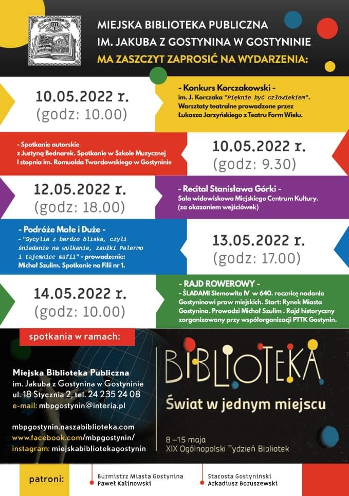 XIX Ogólnopolski Tydzień Bibliotek